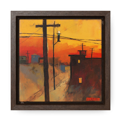 Land of the Sun 76, Valentinii, Gallery Canvas Wraps, Square Frame
