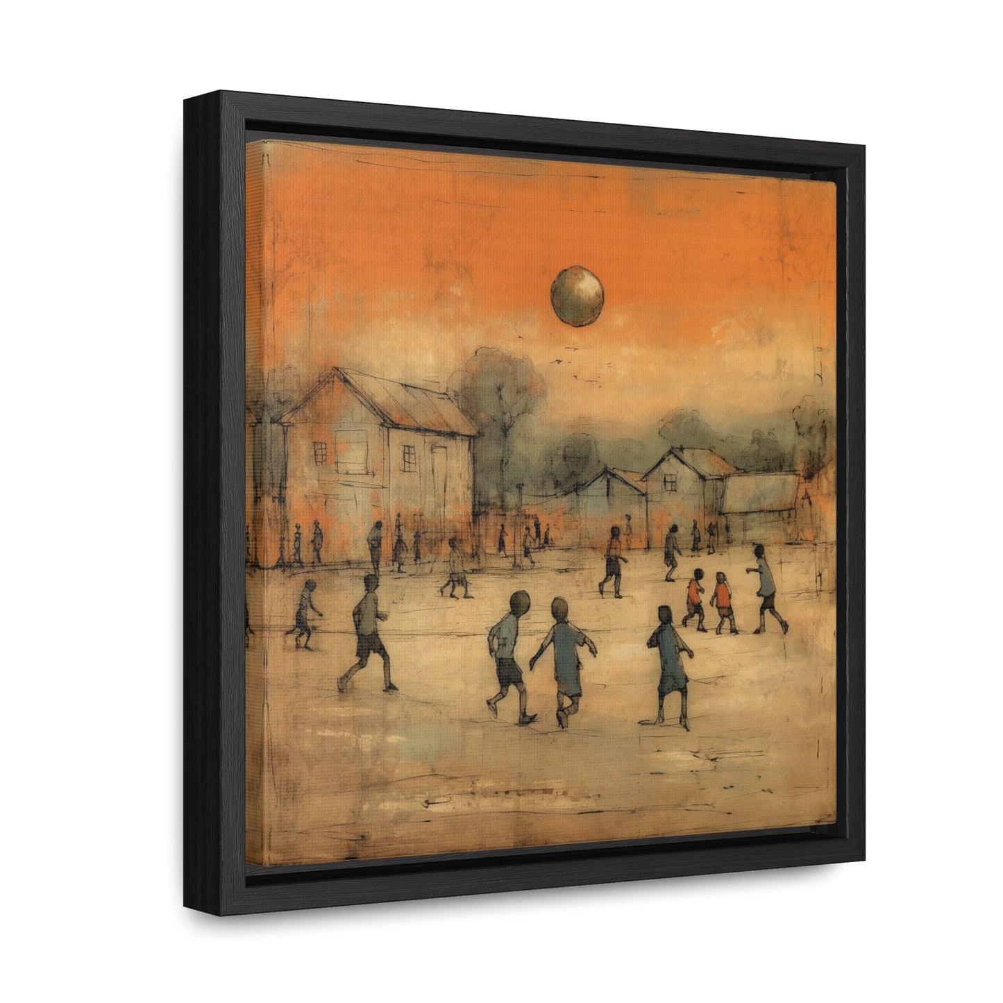 Childhood 30, Gallery Canvas Wraps, Square Frame