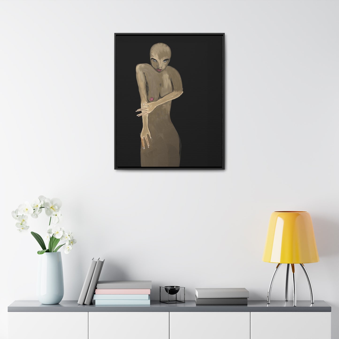 Disease, Original Eduard Pavel, Gallery Canvas Wraps, Vertical Frame