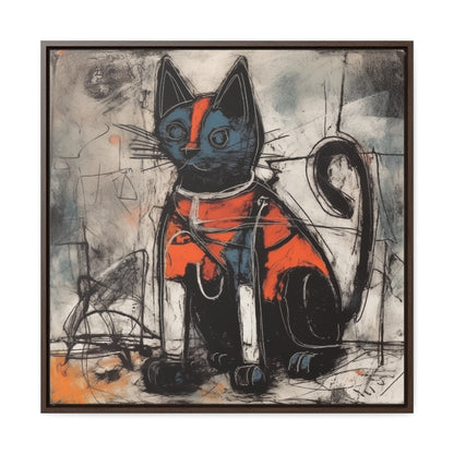 Cat 27, Gallery Canvas Wraps, Square Frame