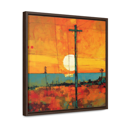 Land of the Sun 69, Valentinii, Gallery Canvas Wraps, Square Frame