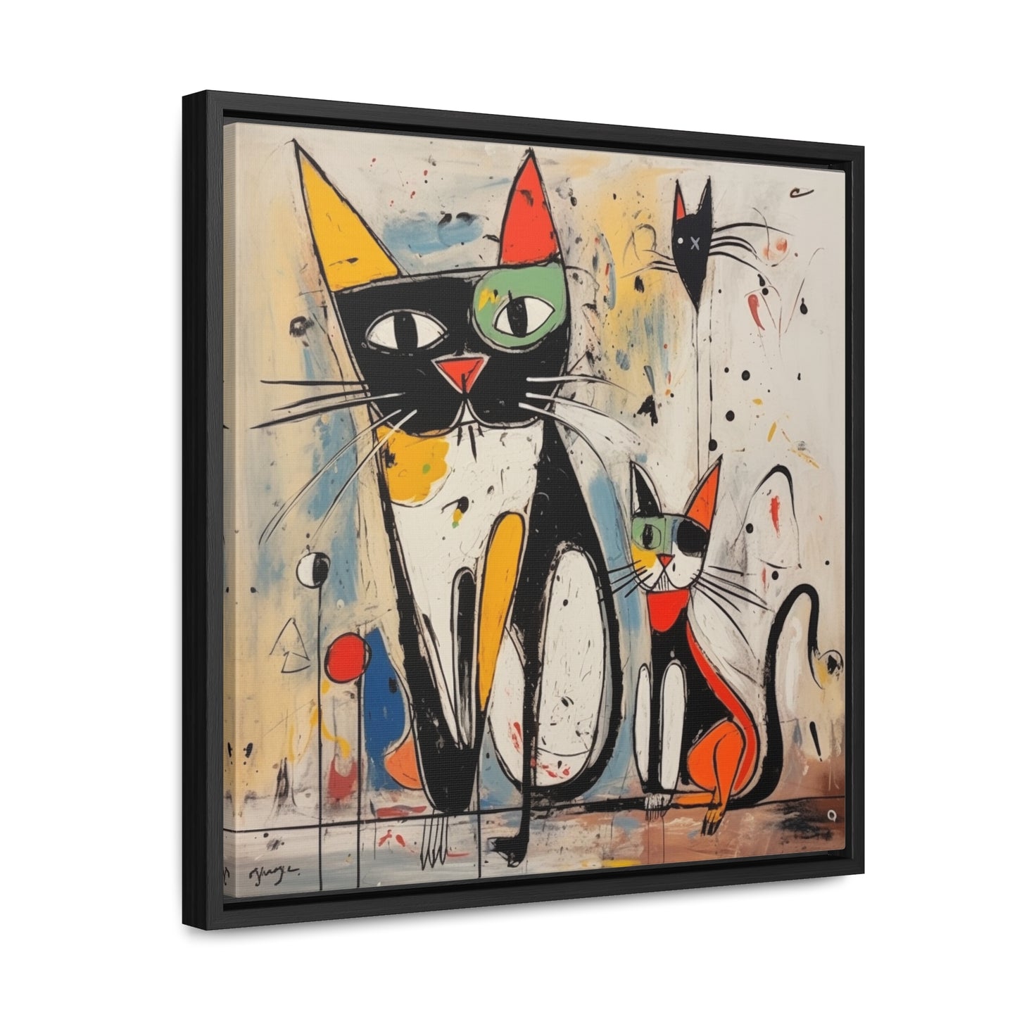 Cat 41, Gallery Canvas Wraps, Square Frame