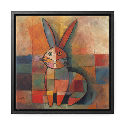 Rabbit 18, Gallery Canvas Wraps, Square Frame