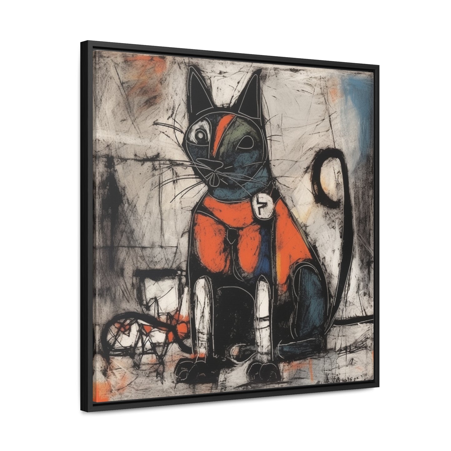 Cat 48, Gallery Canvas Wraps, Square Frame