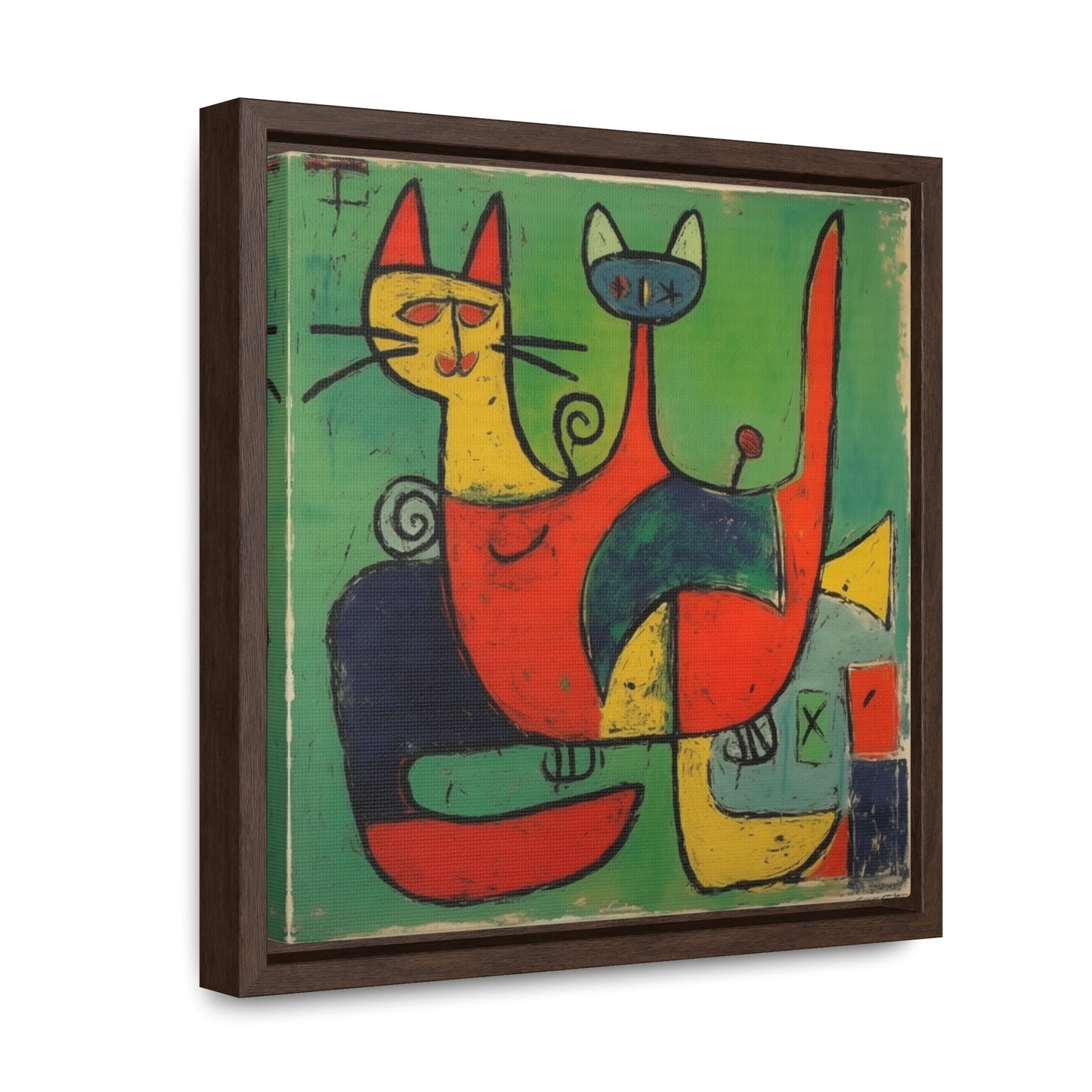 Cat 143, Gallery Canvas Wraps, Square Frame