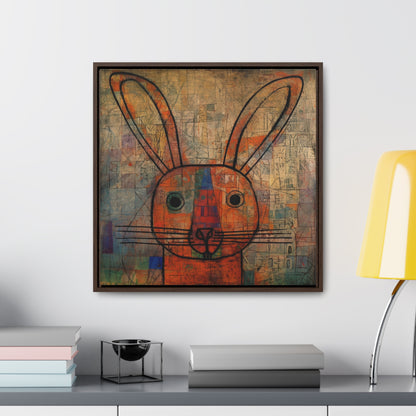 Rabbit 6, Gallery Canvas Wraps, Square Frame