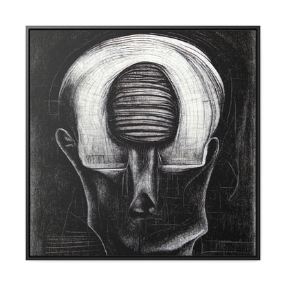 Brain 49, Valentinii, Gallery Canvas Wraps, Square Frame