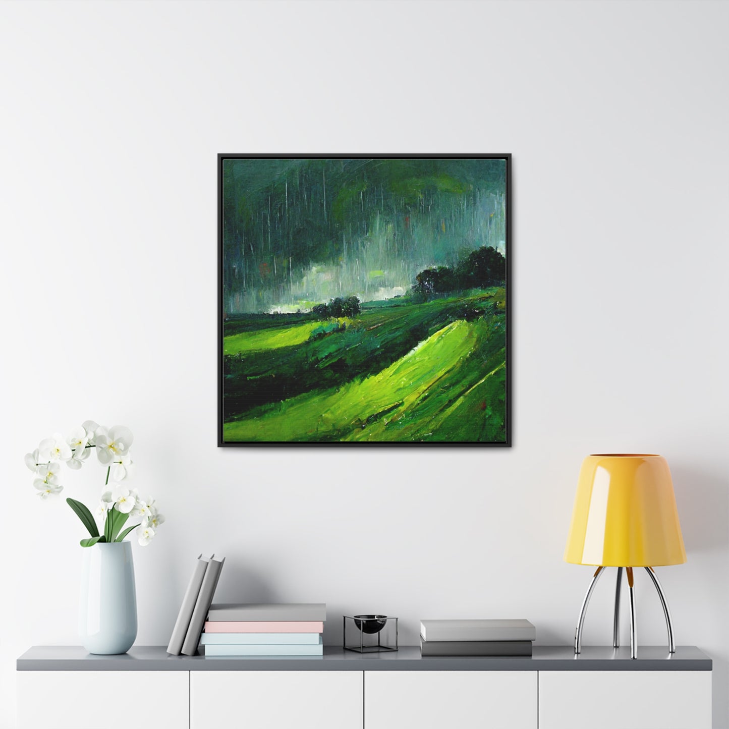 To the Rainy Land 3, Valentinii, Gallery Canvas Wraps, Square Frame