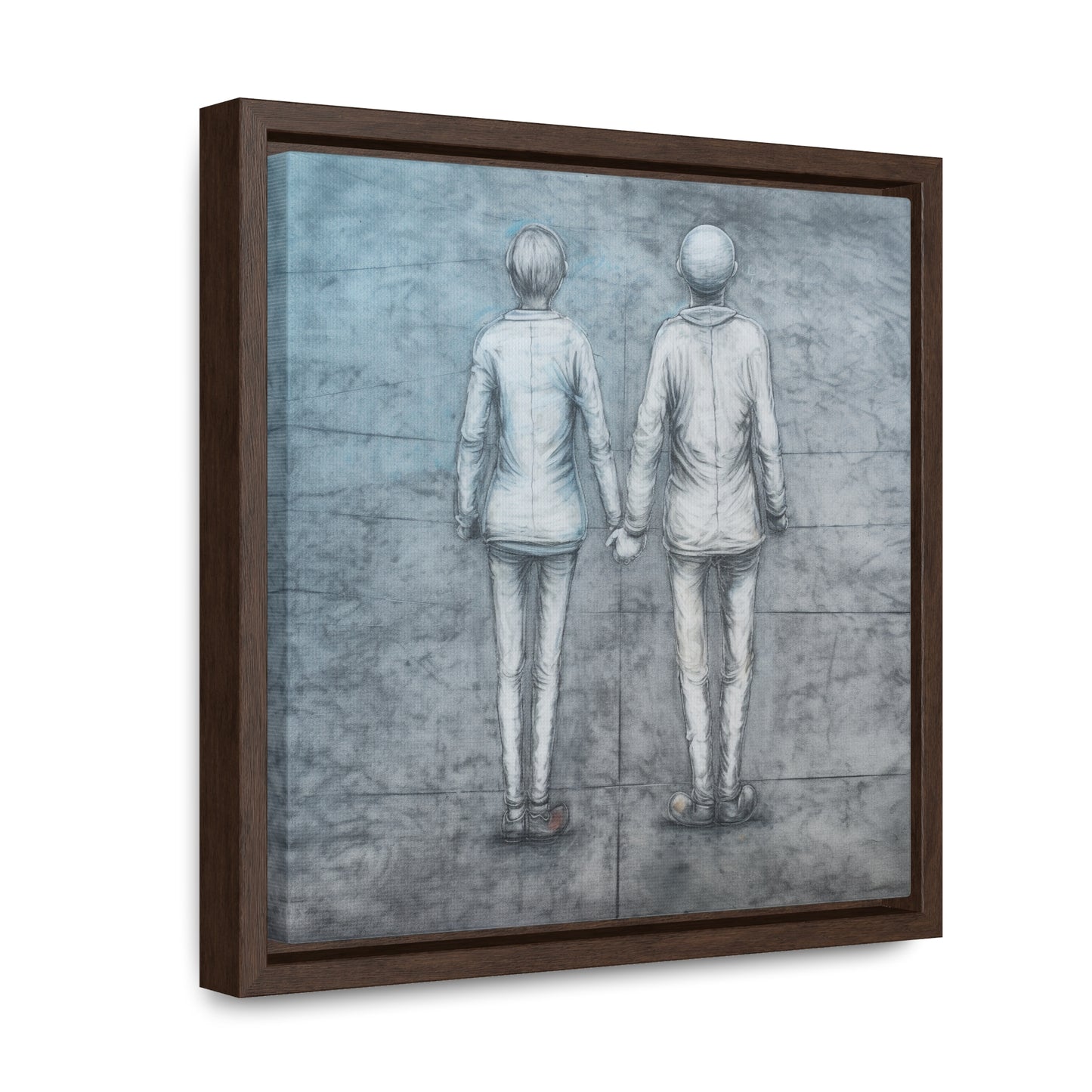 The Courage of Vulnerability, Valentinii, Gallery Canvas Wraps, Square Frame