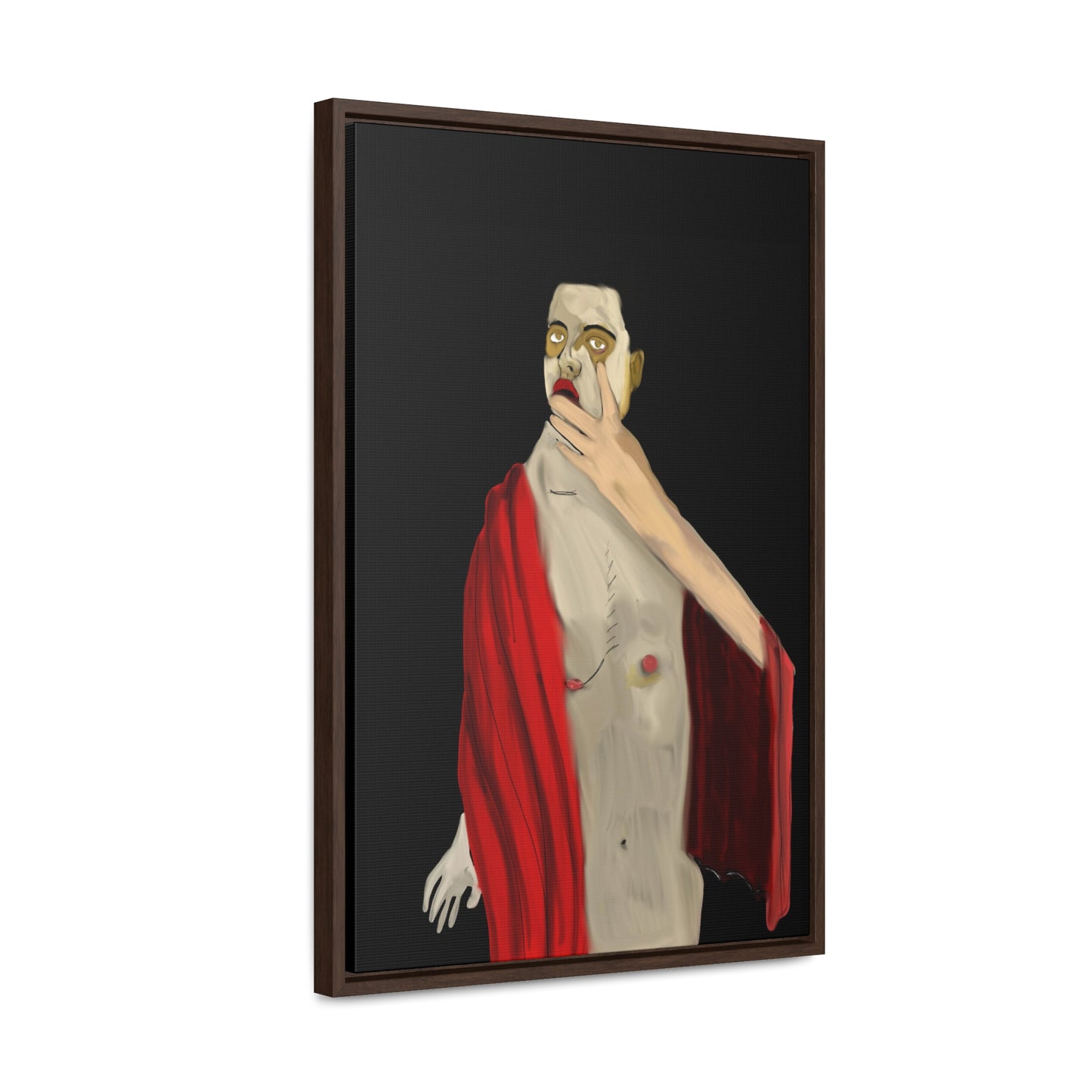 Among Tired Blinks, Original Eduard Pavel, Gallery Canvas Wraps, Vertical Frame