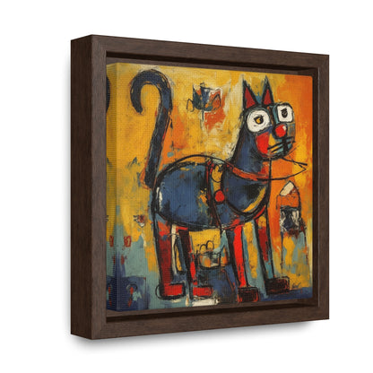 Cat 98, Gallery Canvas Wraps, Square Frame