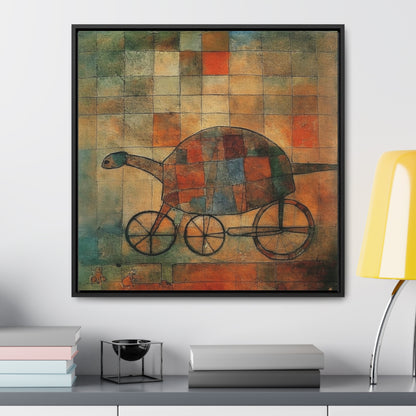 Turtle 4, Gallery Canvas Wraps, Square Frame