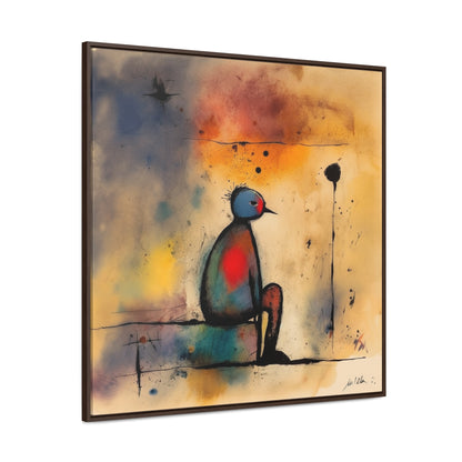 Sad Man 8, Gallery Canvas Wraps, Square Frame