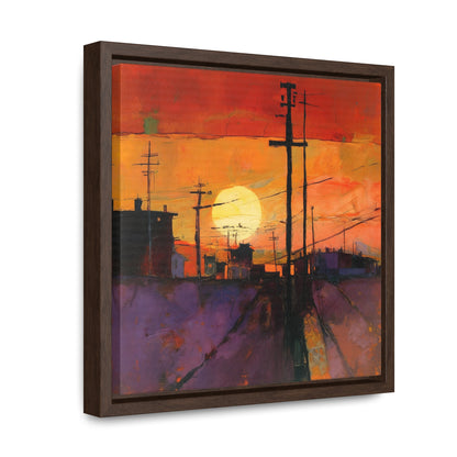 Land of the Sun 68, Valentinii, Gallery Canvas Wraps, Square Frame