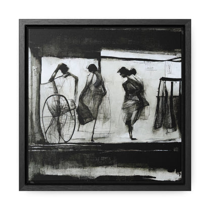 Domestic Memories 24, Valentinii, Gallery Canvas Wraps, Square Frame