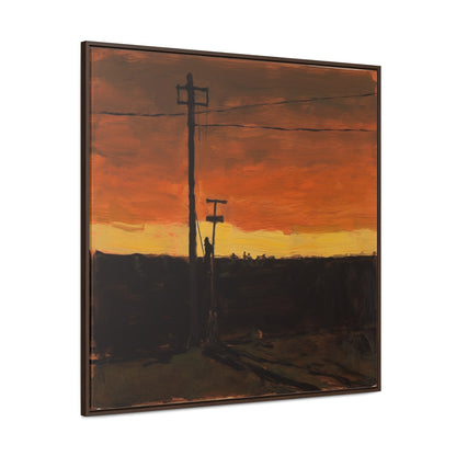 Land of the Sun 65, Valentinii, Gallery Canvas Wraps, Square Frame