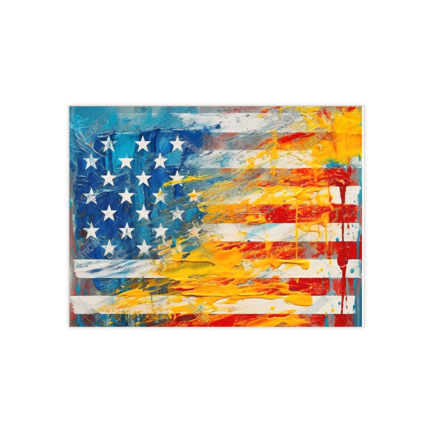 USA D, Ceramic Photo Tile