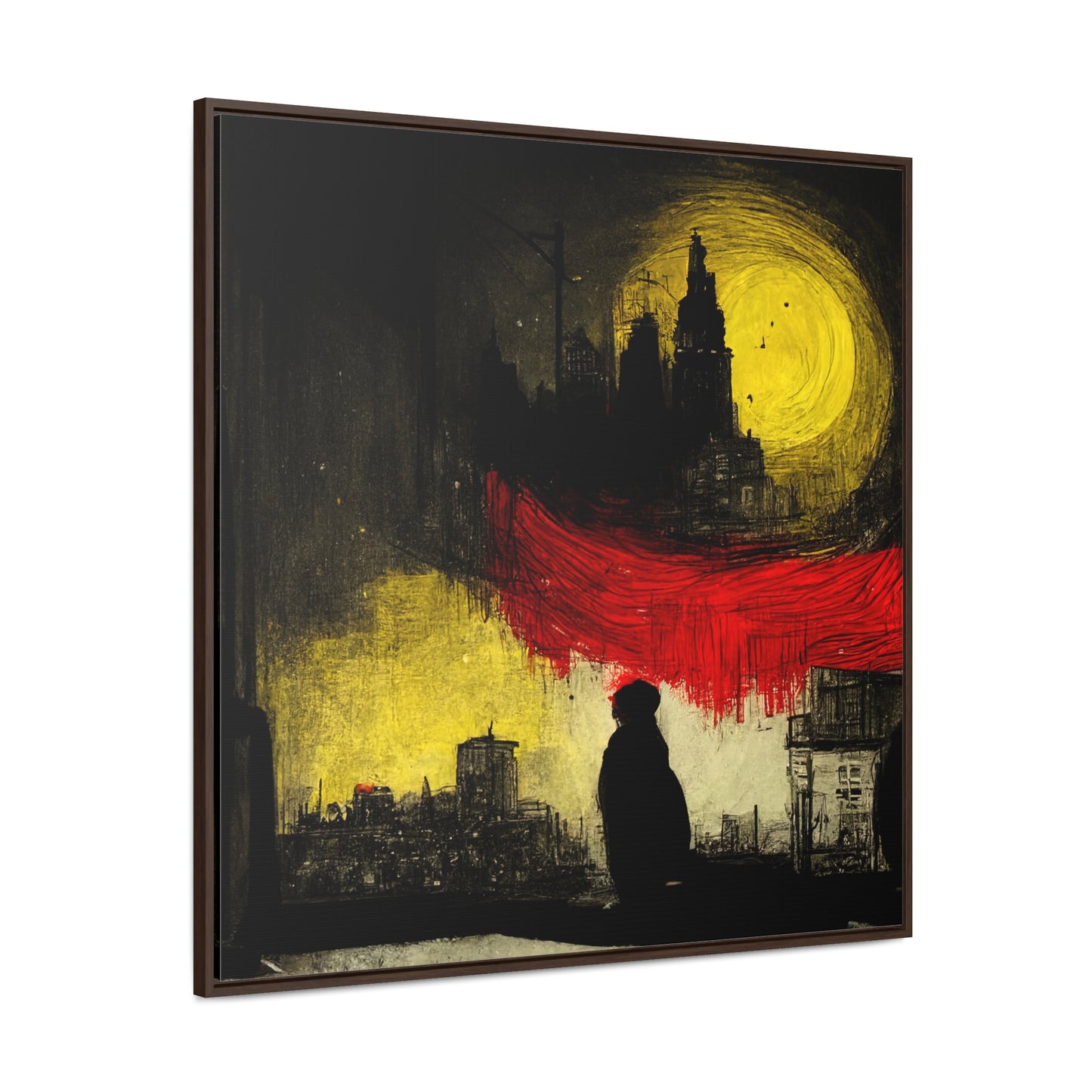 Urban Rat 2, Valentinii, Gallery Canvas Wraps, Square Frame