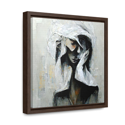 Forgotten face 3, Valentinii, Gallery Canvas Wraps, Square Frame