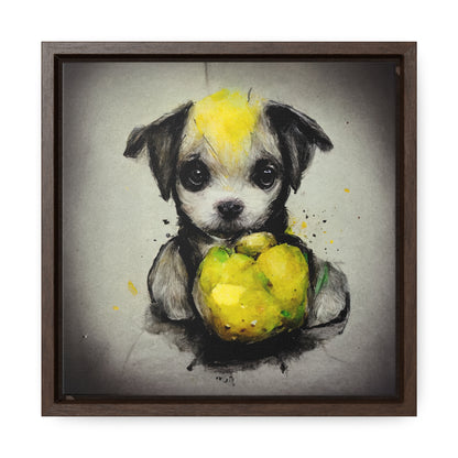 Dogs and Puppies 2, Valentinii, Gallery Canvas Wraps, Square Frame