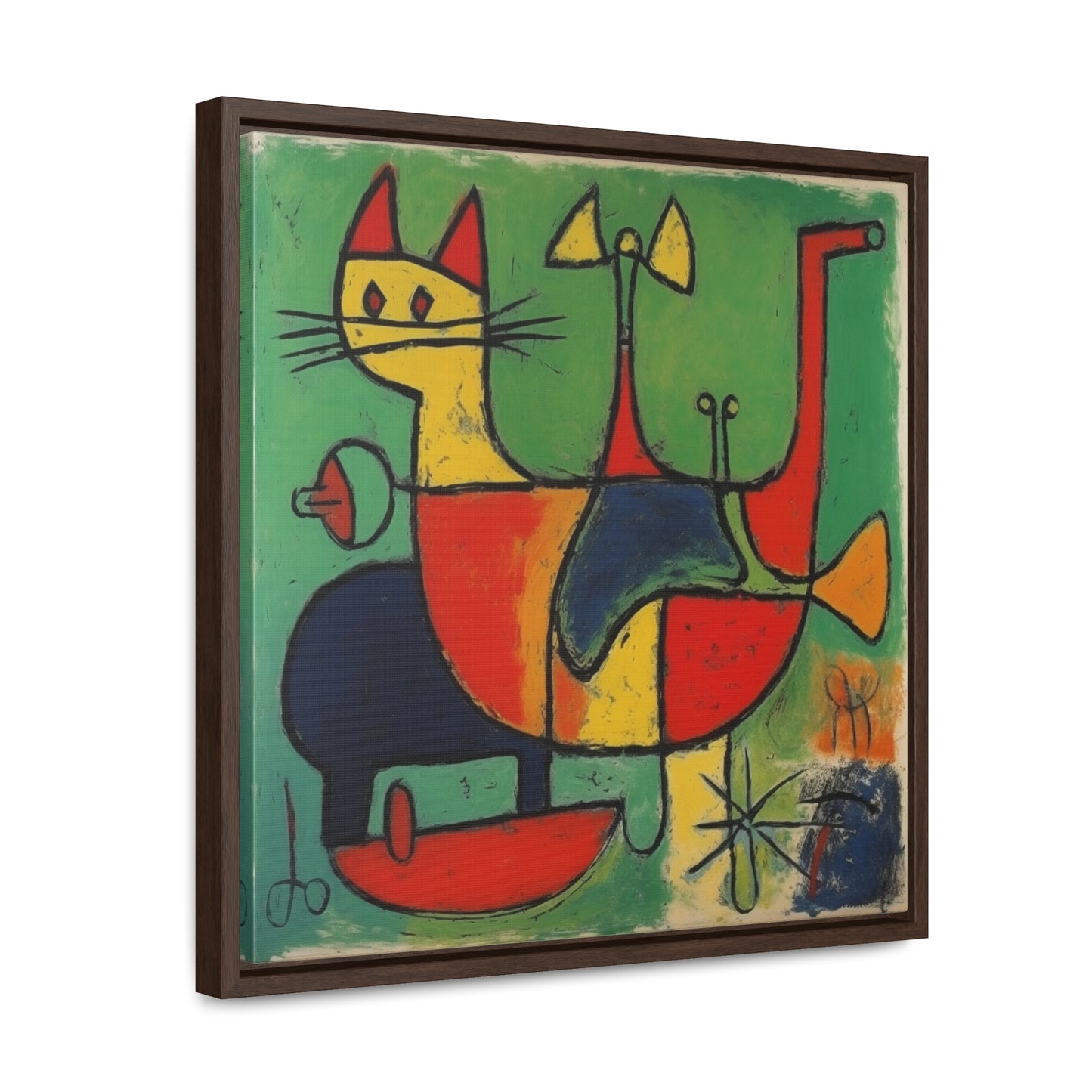 Cat 135, Gallery Canvas Wraps, Square Frame