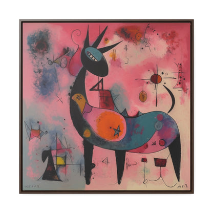 The Dreams of the Child 39, Gallery Canvas Wraps, Square Frame