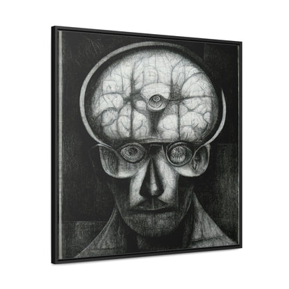 Brain 52, Valentinii, Gallery Canvas Wraps, Square Frame