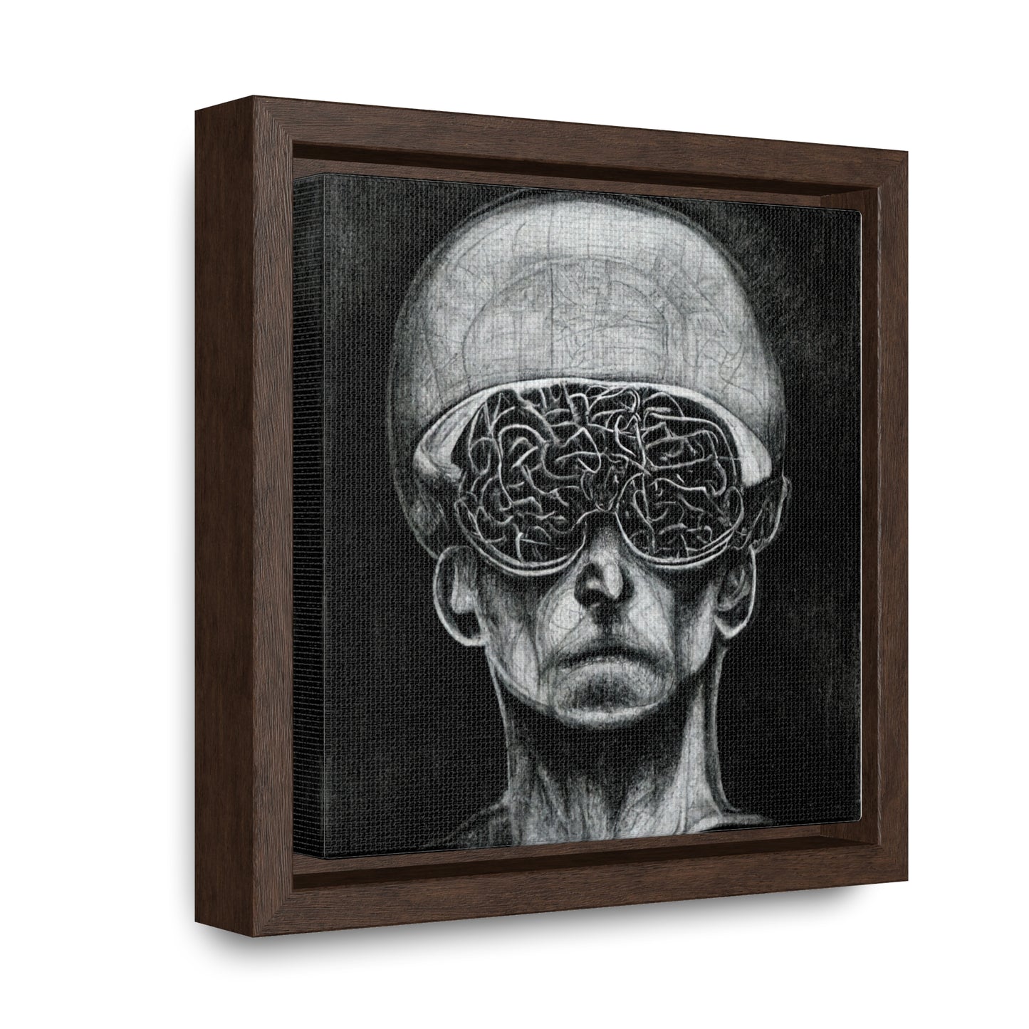 Brain 14, Valentinii, Gallery Canvas Wraps, Square Frame