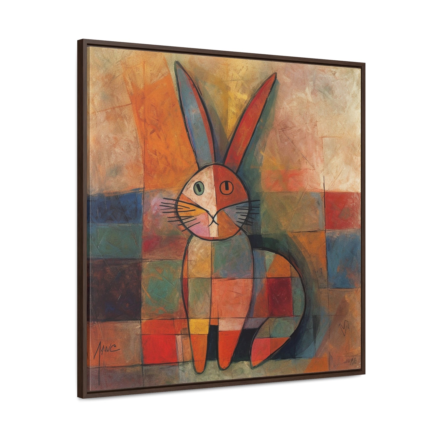 Rabbit 18, Gallery Canvas Wraps, Square Frame