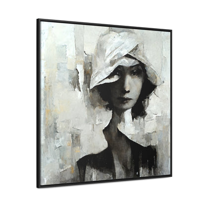 Forgotten face, Valentinii, Gallery Canvas Wraps, Square Frame