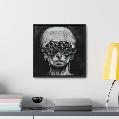 Brain 14, Valentinii, Gallery Canvas Wraps, Square Frame