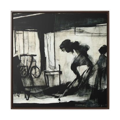 Domestic Memories 17, Valentinii, Gallery Canvas Wraps, Square Frame