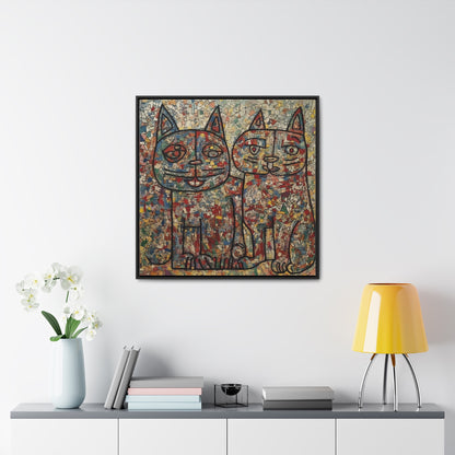 Cat 5, Gallery Canvas Wraps, Square Frame