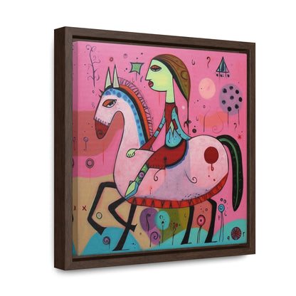 The Dreams of the Child 9, Gallery Canvas Wraps, Square Frame