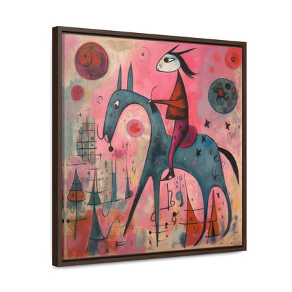 The Dreams of the Child 53, Gallery Canvas Wraps, Square Frame