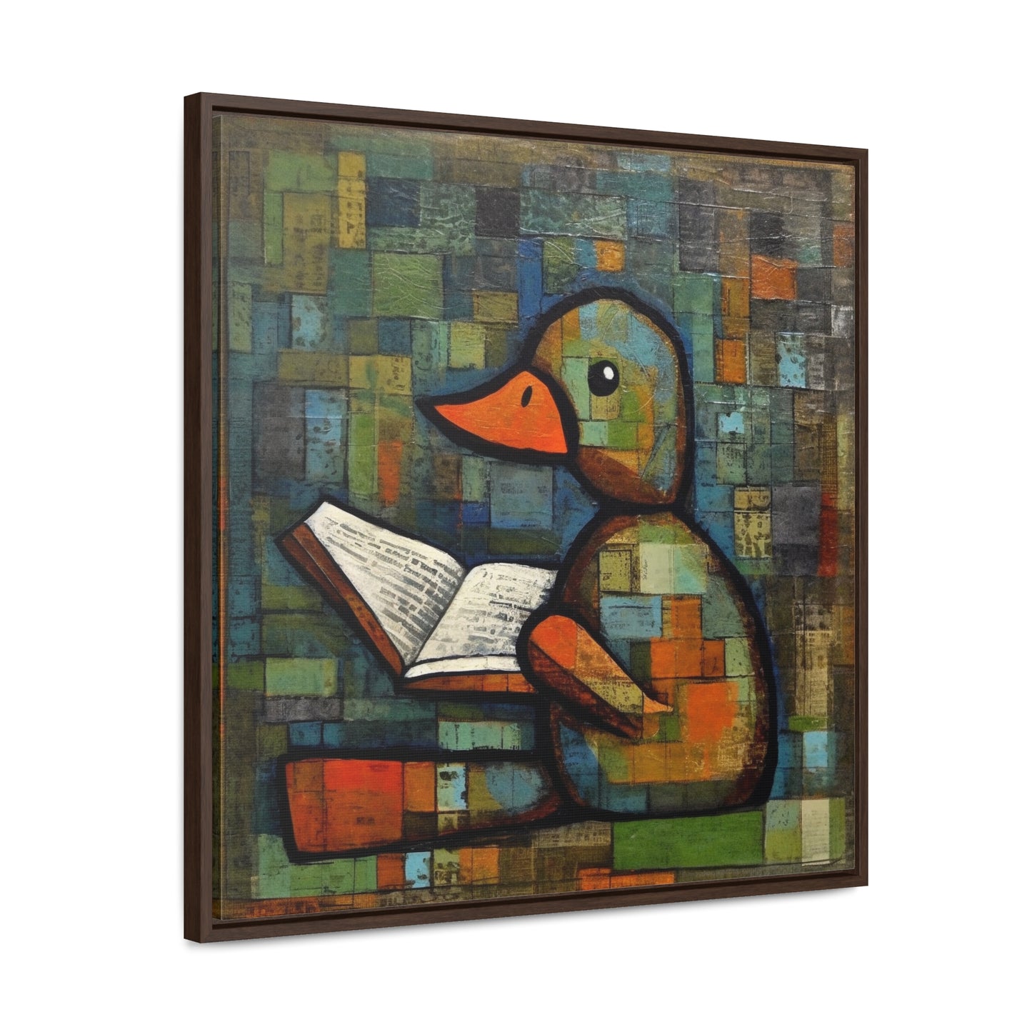 Duck 5, Gallery Canvas Wraps, Square Frame