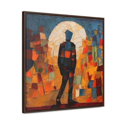 Sad Man 16, Gallery Canvas Wraps, Square Frame