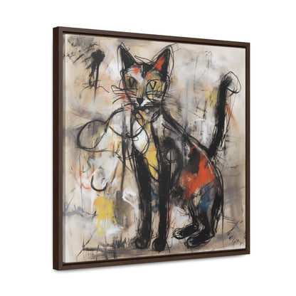 Cat 56, Gallery Canvas Wraps, Square Frame