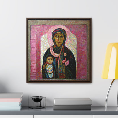 Mary and the Child 27, Valentinii, Gallery Canvas Wraps, Square Frame