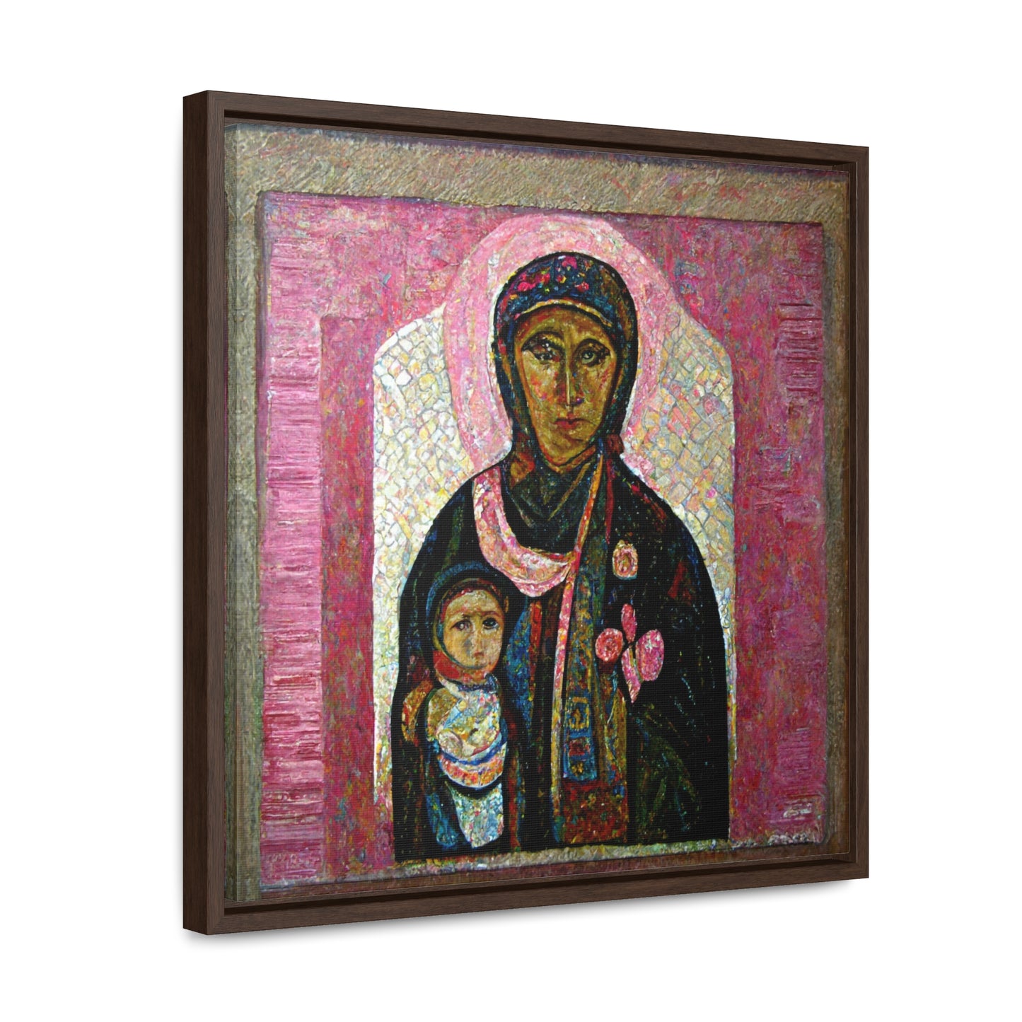 Mary and the Child 27, Valentinii, Gallery Canvas Wraps, Square Frame