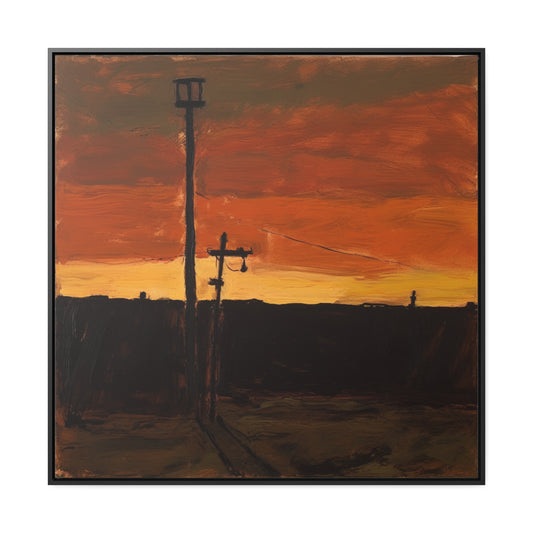 Land of the Sun 77, Valentinii, Gallery Canvas Wraps, Square Frame