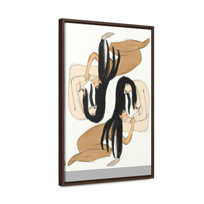 Mirrors, Original Eduard Pavel, Gallery Canvas Wraps, Vertical Frame