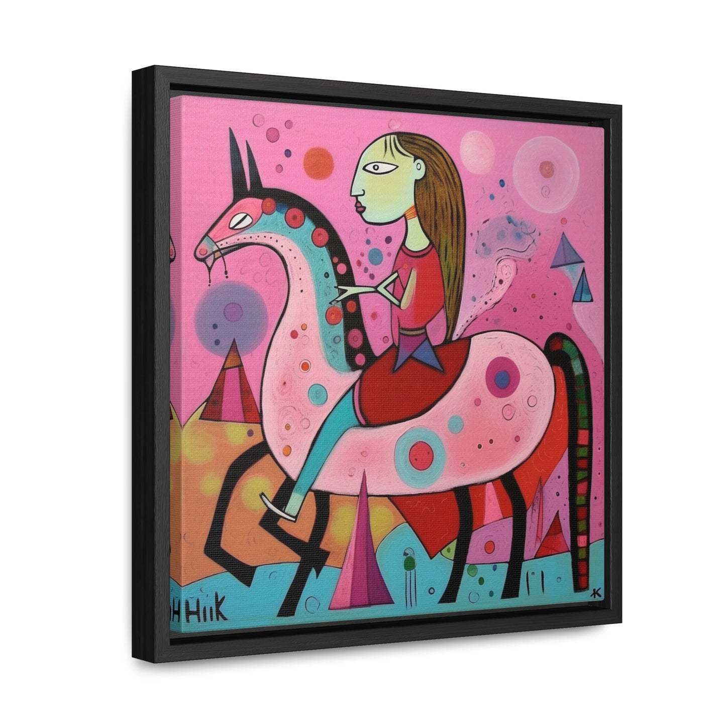 The Dreams of the Child 6, Gallery Canvas Wraps, Square Frame