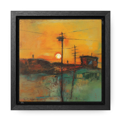 Land of the Sun 54, Valentinii, Gallery Canvas Wraps, Square Frame