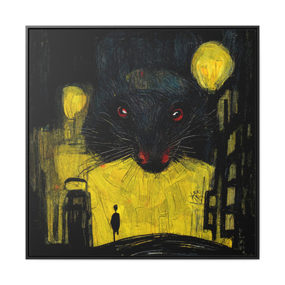 Urban Rat 8, Valentinii, Gallery Canvas Wraps, Square Frame