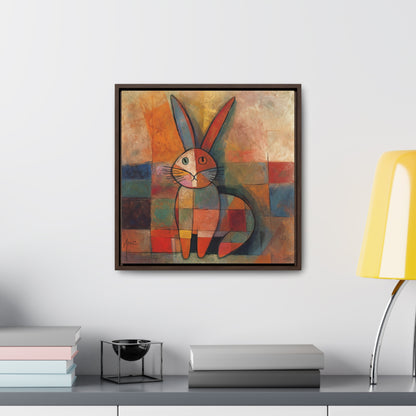 Rabbit 18, Gallery Canvas Wraps, Square Frame