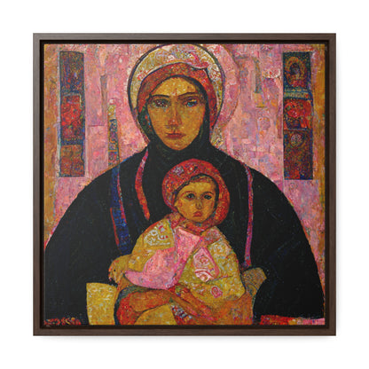 Mary and the Child 15, Valentinii, Gallery Canvas Wraps, Square Frame