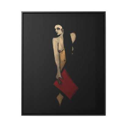 The Shadow Woman, Original Eduard Pavel, Gallery Canvas Wraps, Vertical Frame