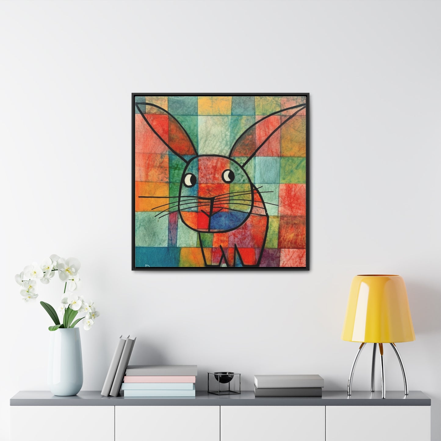 Rabbit 13, Gallery Canvas Wraps, Square Frame