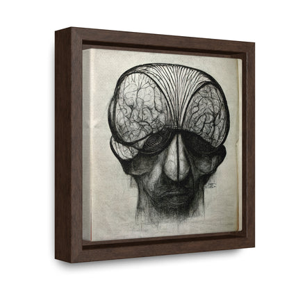 Brain 54, Valentinii, Gallery Canvas Wraps, Square Frame